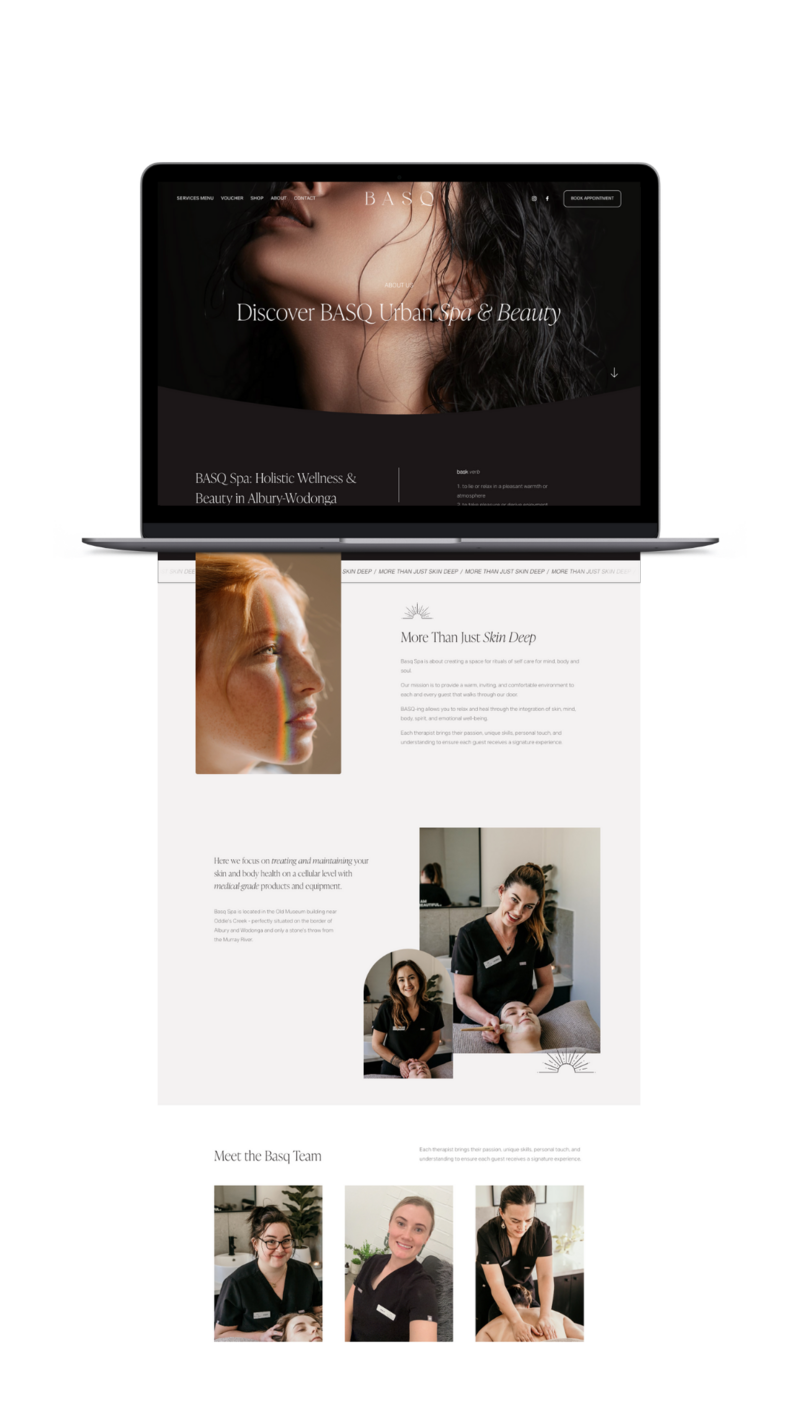 Basq Small Business Website from Wordpress to Squarespace 16