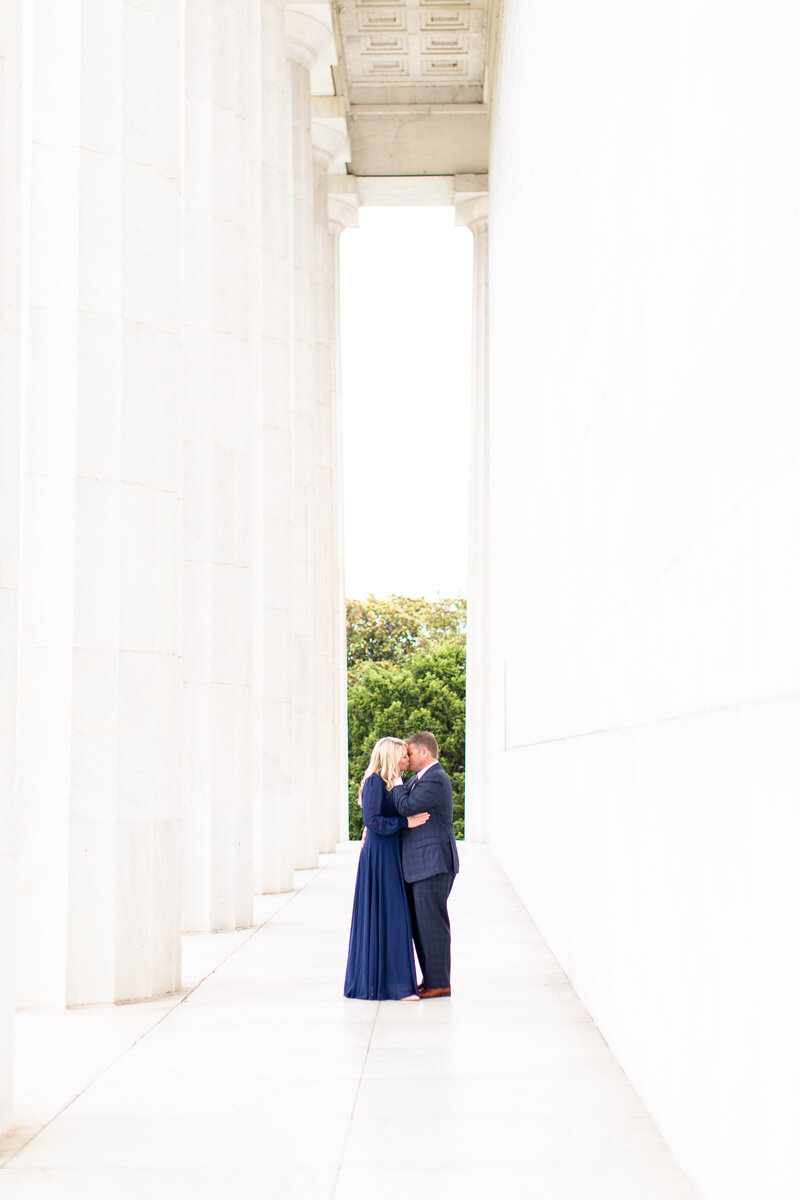 Lincoln Memorial Engagement Session - Washington DC Wedding Photographer - Brianna + Robert - Engagement Session-51
