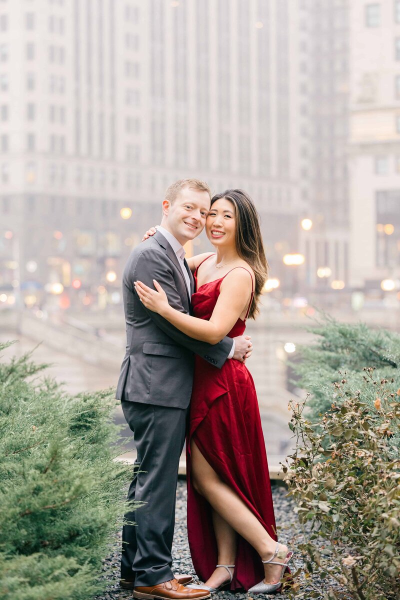 Downtown Chicago Engagement Session-10