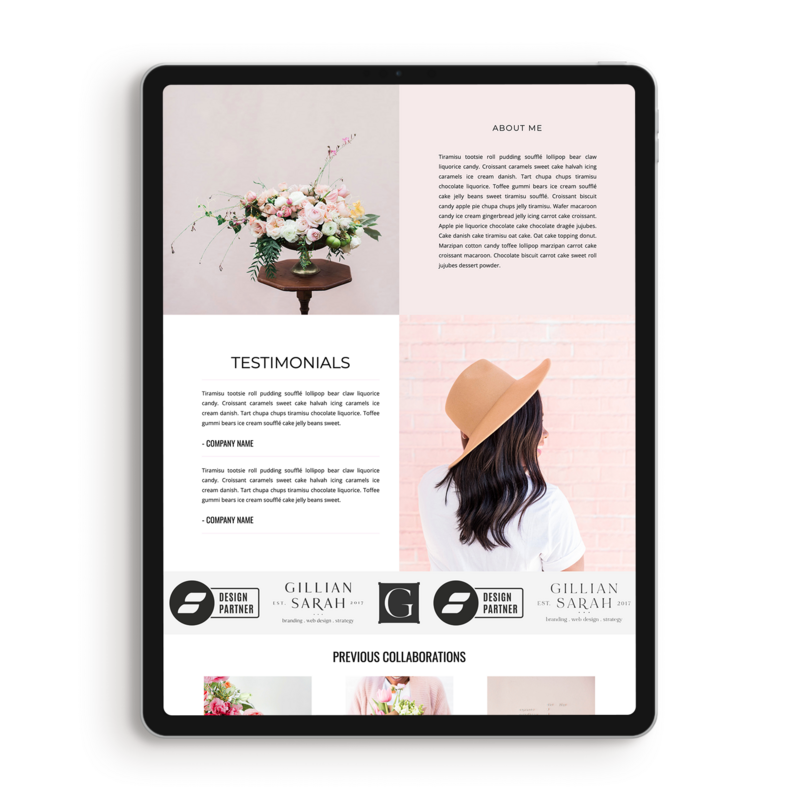 Kylie-media-kit-about-showit-template