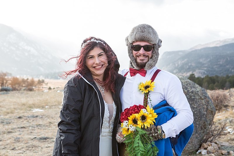 Behind the scenes with this Colorado mountain elopement in Rocky Mountain National Park