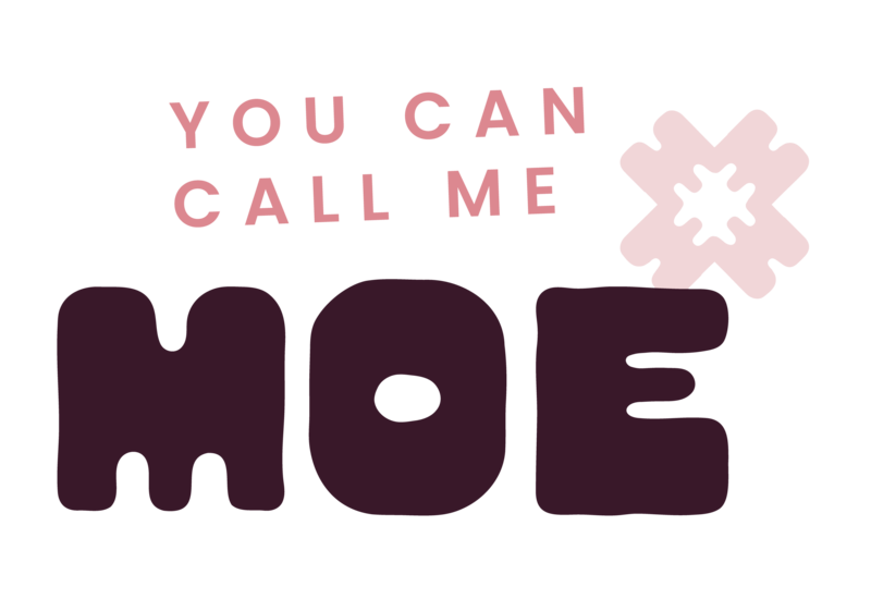 Logo that says You Can Call Me Moe