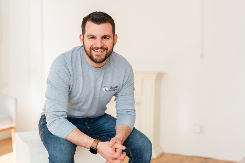 Josh Ferri, Owner and President of Lakeside Decking. 