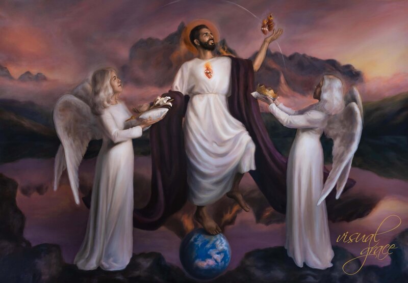 St Joseph with Angels