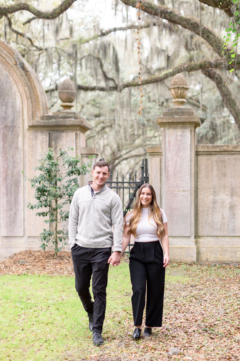 Amelia + Bryce  Wormsloe Engagement Session  Taylor Rose Photography-1