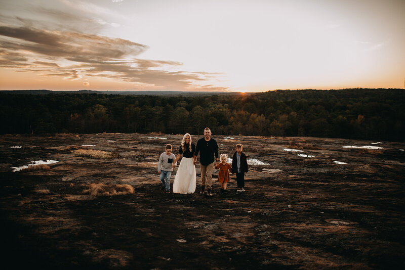 Atlanta-family-photographer-sunset-golden-hour