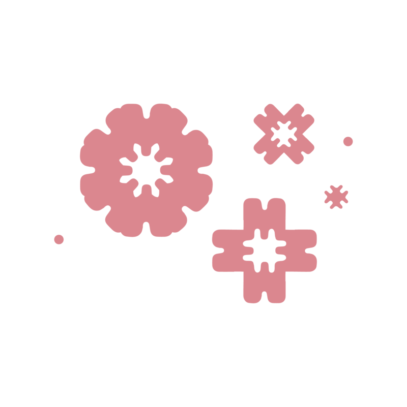 Flower logo for Morgan Alanna