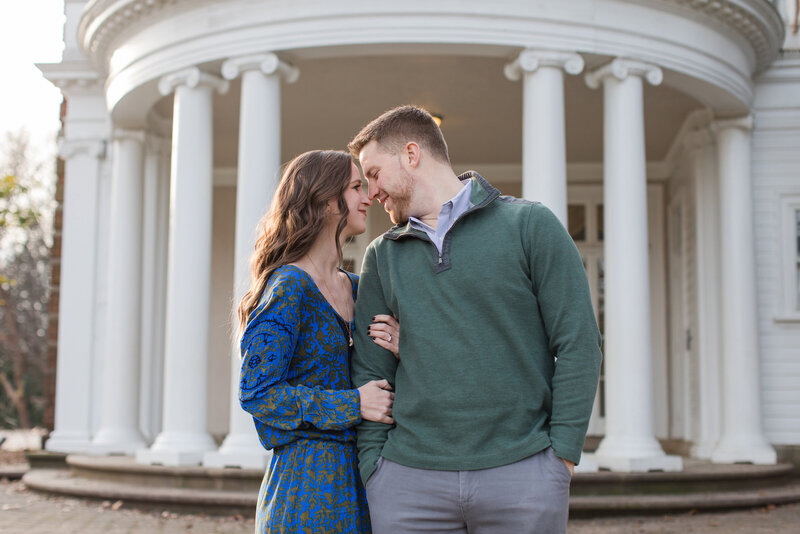 Woodend Sanctuary & Mansion engagement photos in fall by Maryland photographer, Christa Rae Photography