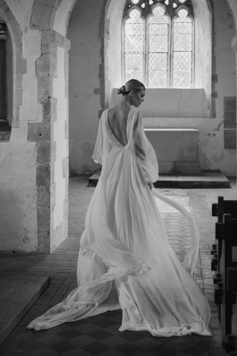 Dawn La Lune  Long Sleeve Wedding Dress (13)