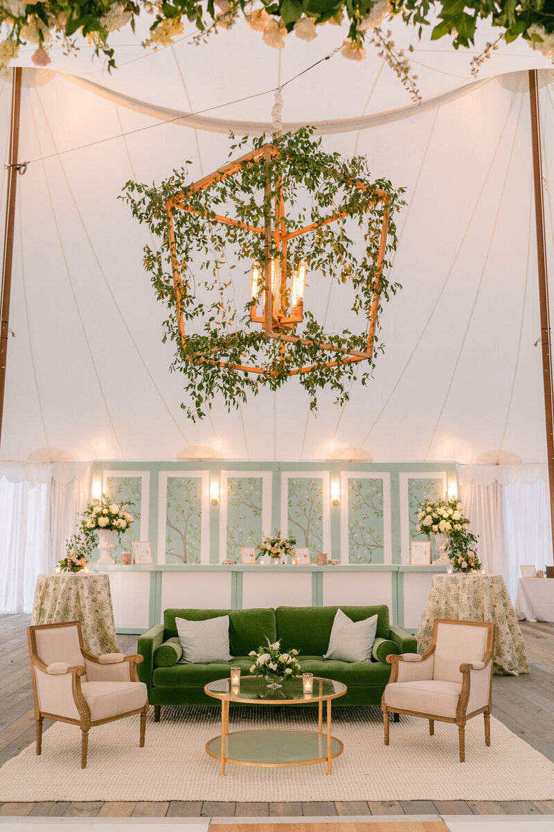 full-service wedding planning and design tented wedding