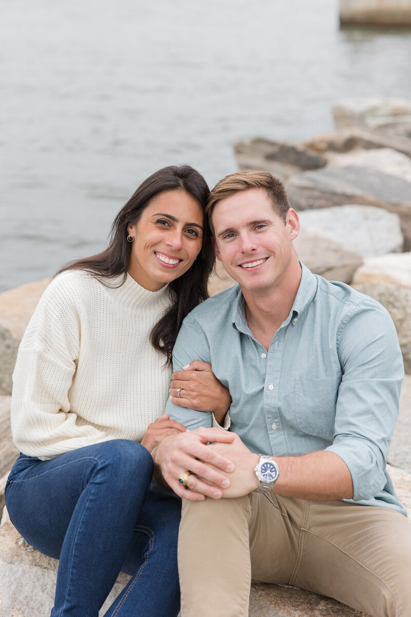 Downtown Annapolis engagement photos at Naval Academy by Maryland photographer, Christa Rae Photography