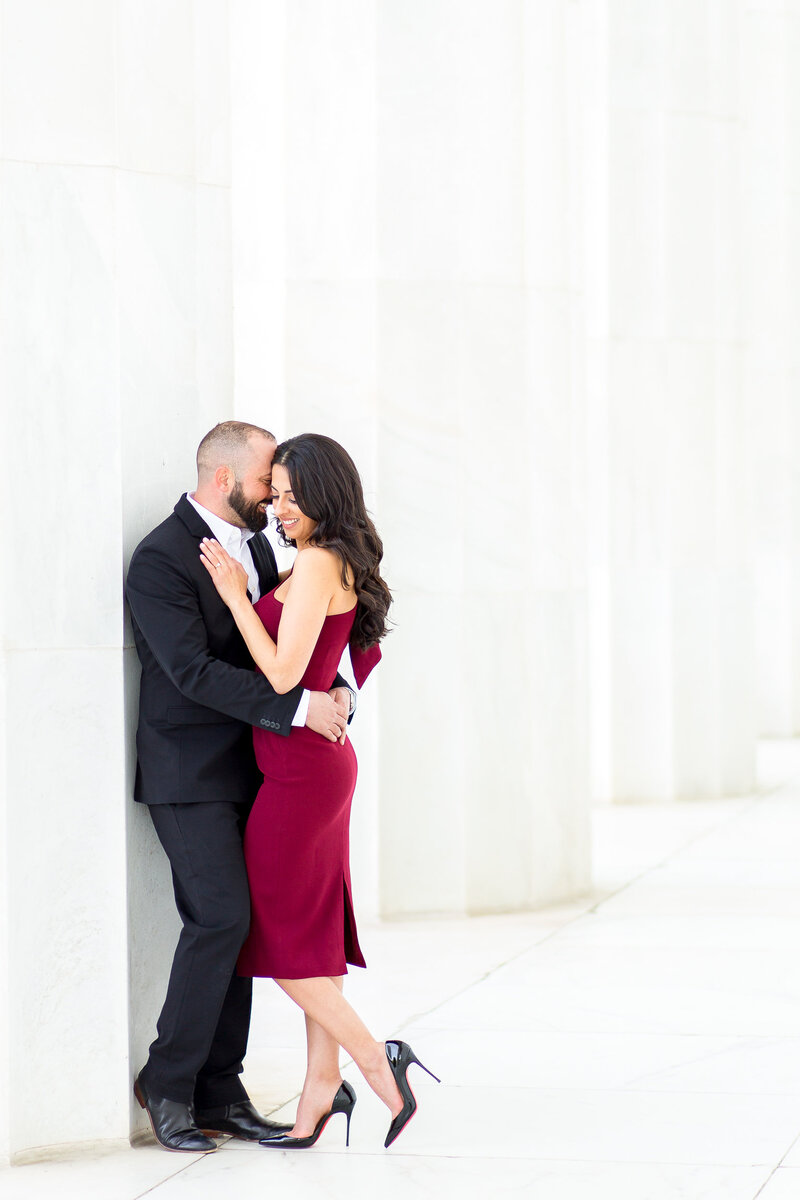 DC War Memorial Engagement Session by Virginia Wedding Photographer Taylor Rose Photography-12