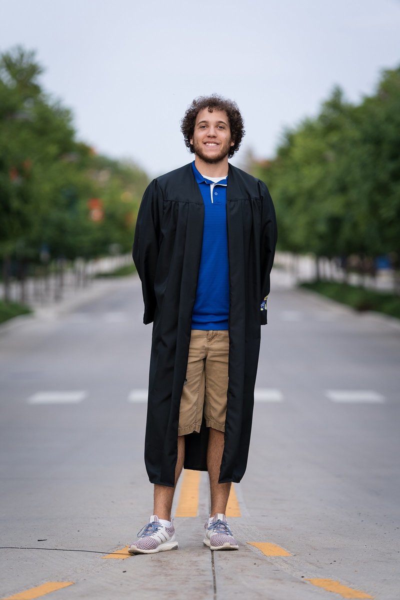 College Graduation Photos at Kansas University's Campus in Lawrence, KS Photographer - College Graduation Photographer_0068