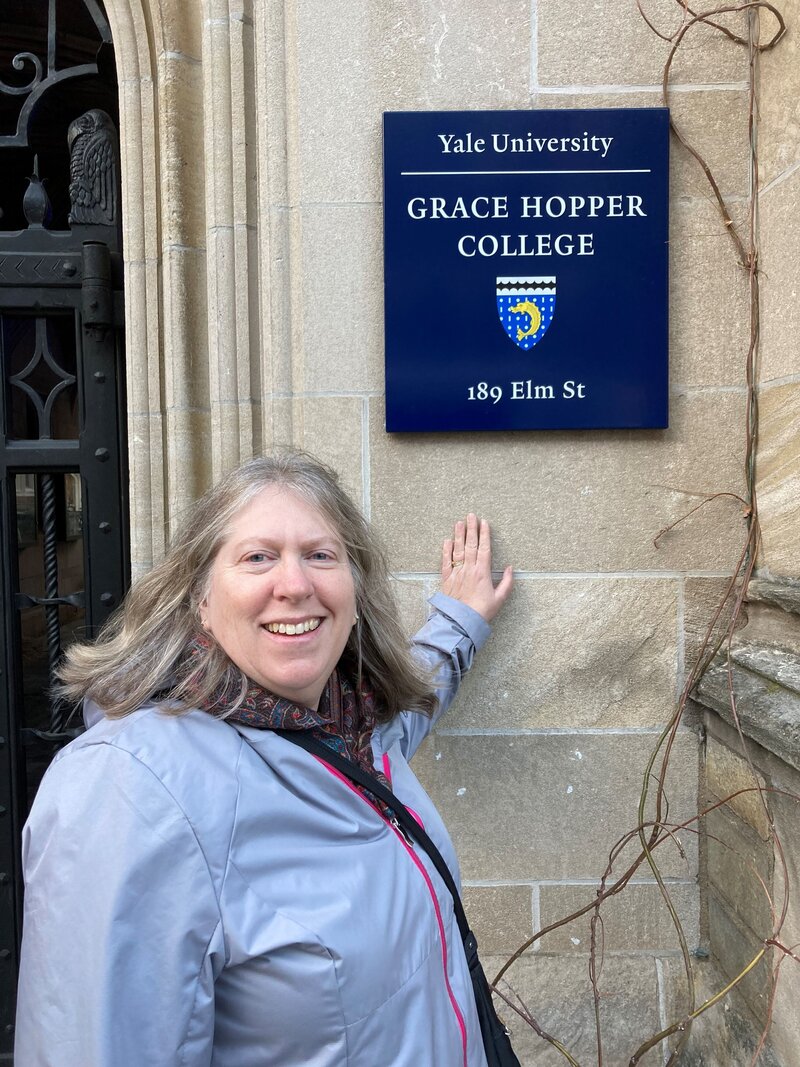 Lisa Rielage at Grace Hopper College at Yale University