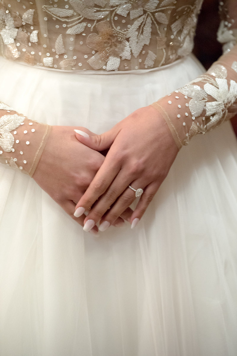 Beautiful long sleeve wedding dress