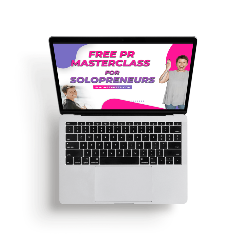 Free PR masterclass for solopreneurs