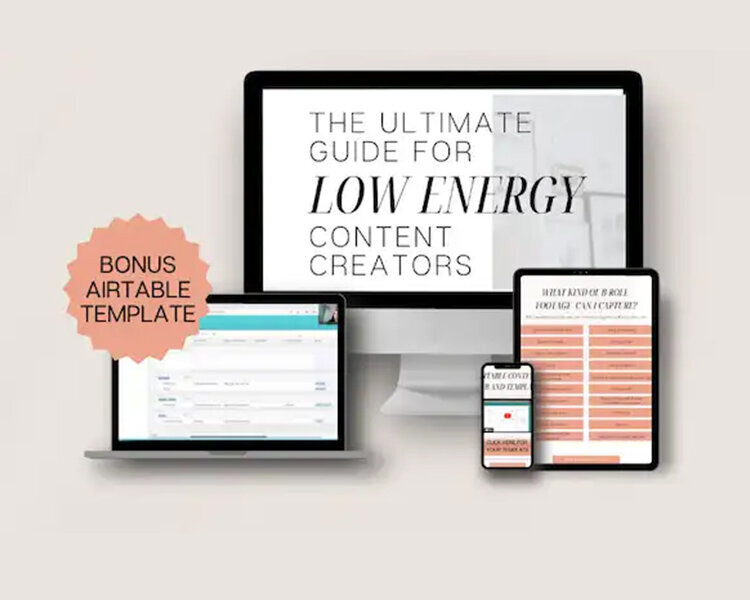 The Ultimate Guide For Low Energy Content Creators