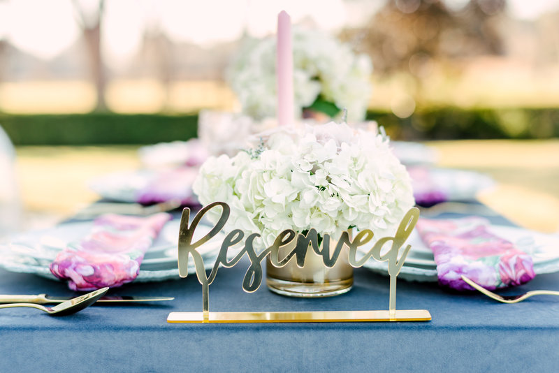 wedding styled table