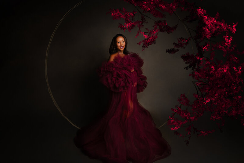 Christmas Session at moss rock in Hoover, Alabama