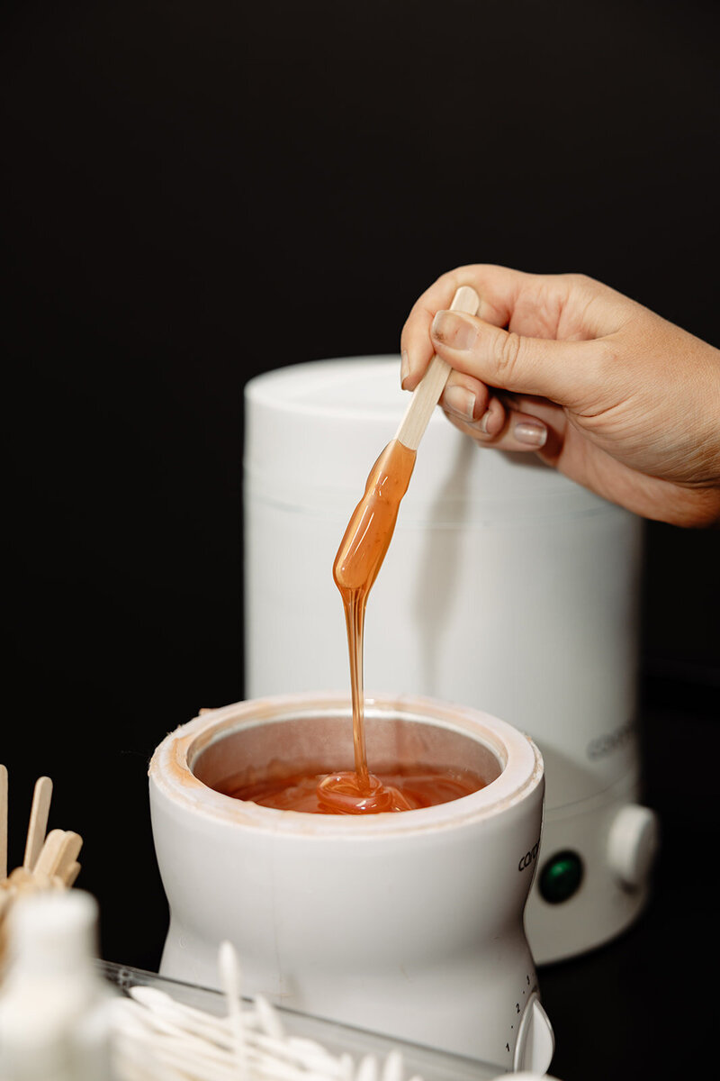 Wax pot at Tahlia's Beautyworx Hamilton