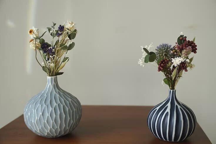Thistle Sprig Vase Set (9)