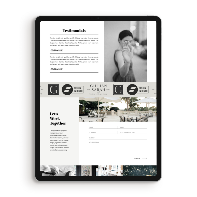 Orianna-media-kit-testimonials-showit-template