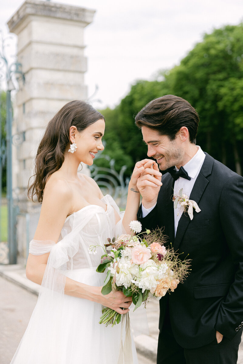 South of France Wedding is Loire Valley at Chateau de Jalesnes in the spring summer fine art photography by Chelsey Black Photography
