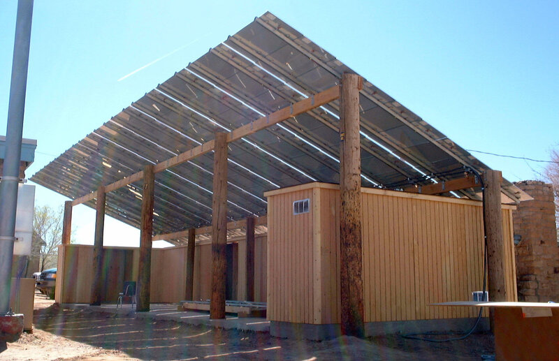 solar panels shade school