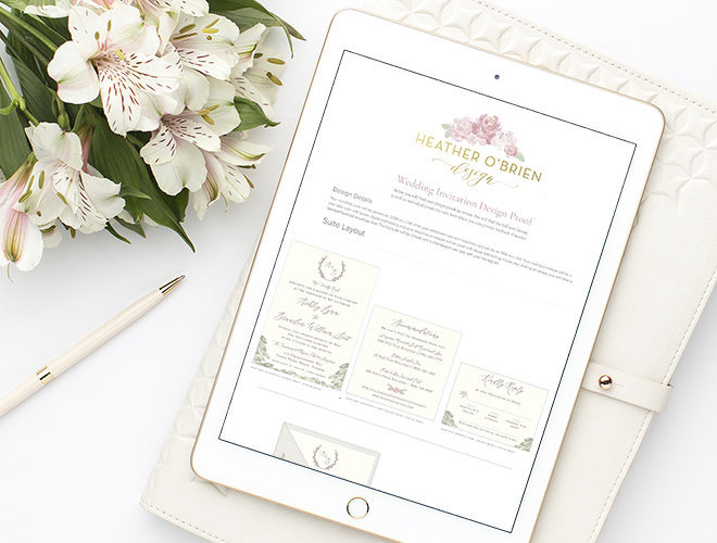 how to present your stationery invitation mockups to your clients