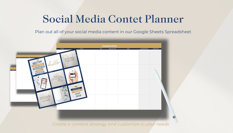 Featured Image Template - Social Media Content Planner