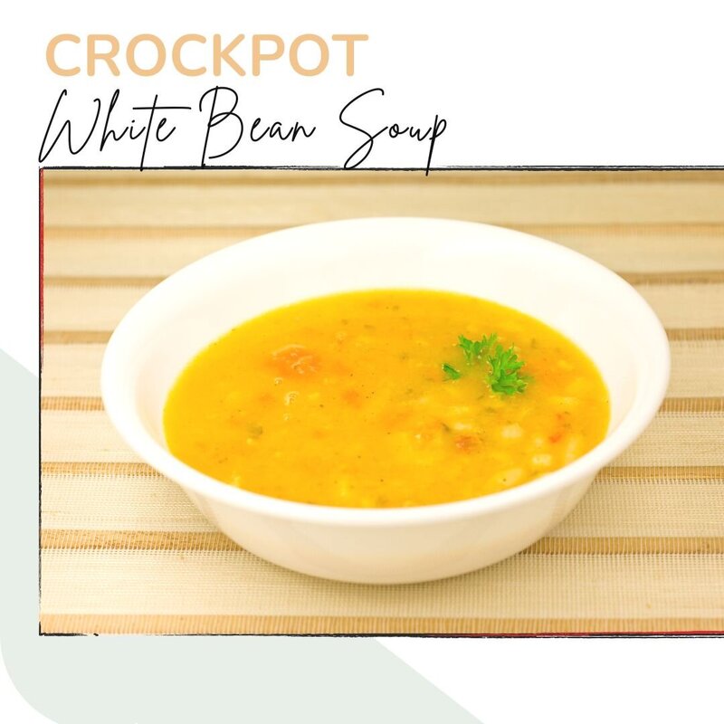 Crockpot white bean soup