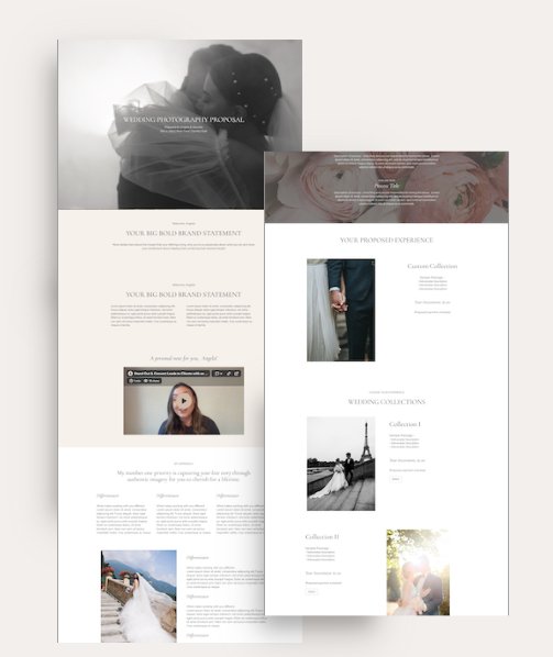 Dubsado Photographer Proposal Template