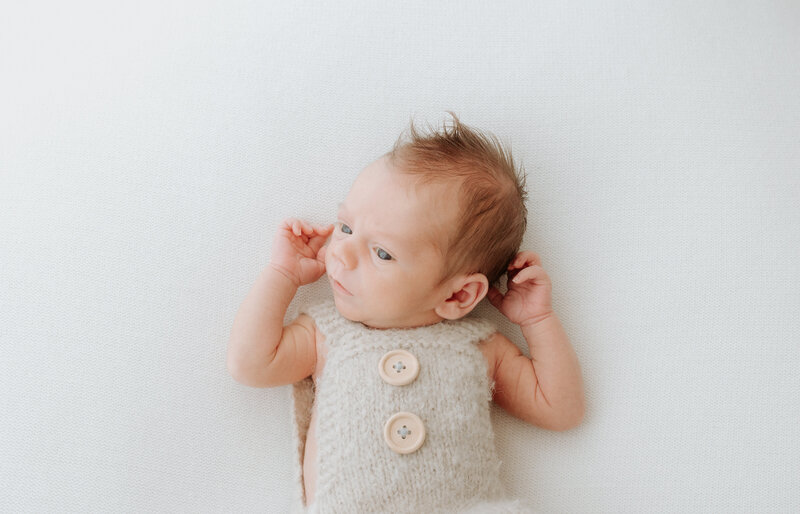 indoor newborn photography session perth