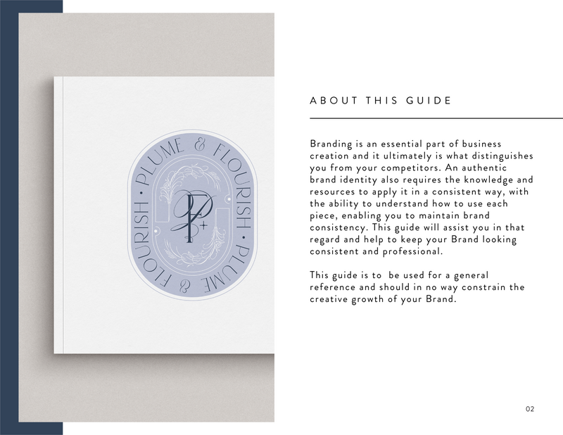 Plume & Flourish Brand Identity Style Guide_About This Guide