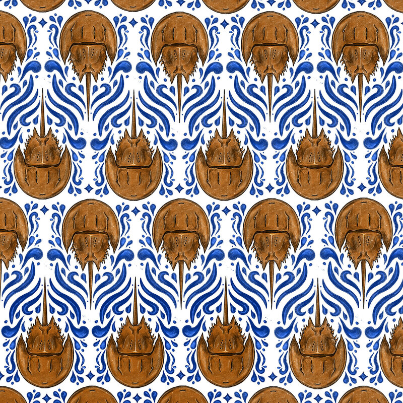 Horseshoe Crab Pattern small