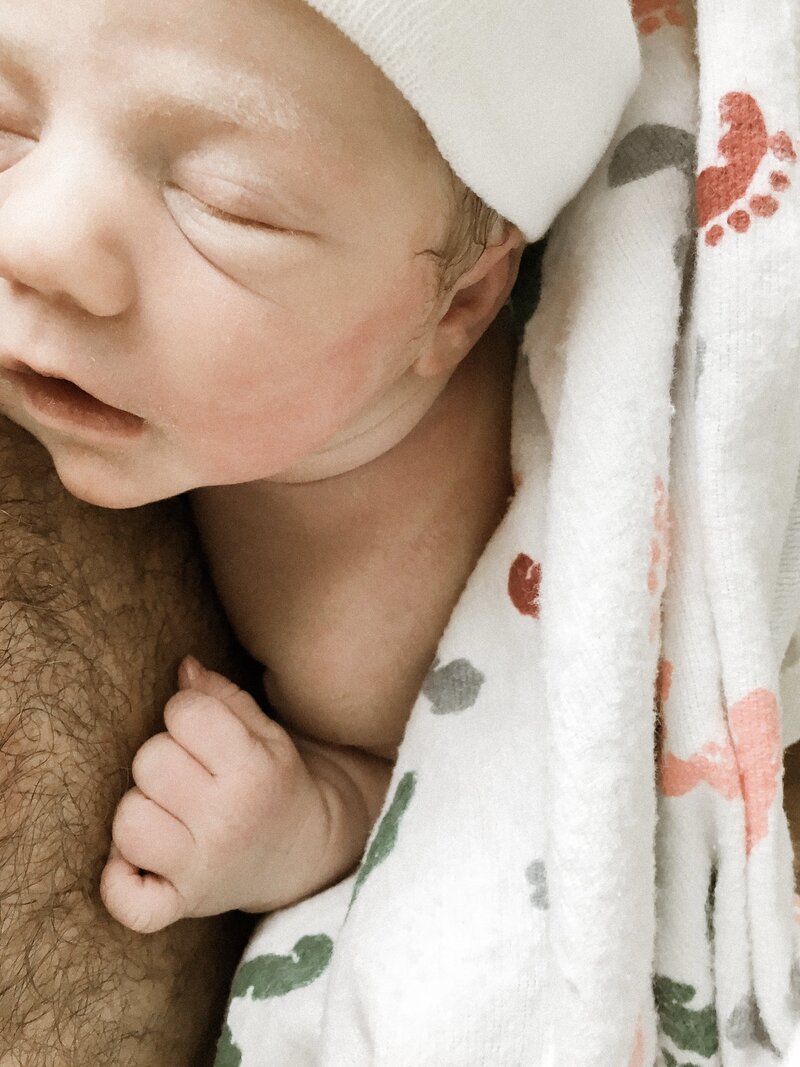 Skin to Skin with Newborn Baby