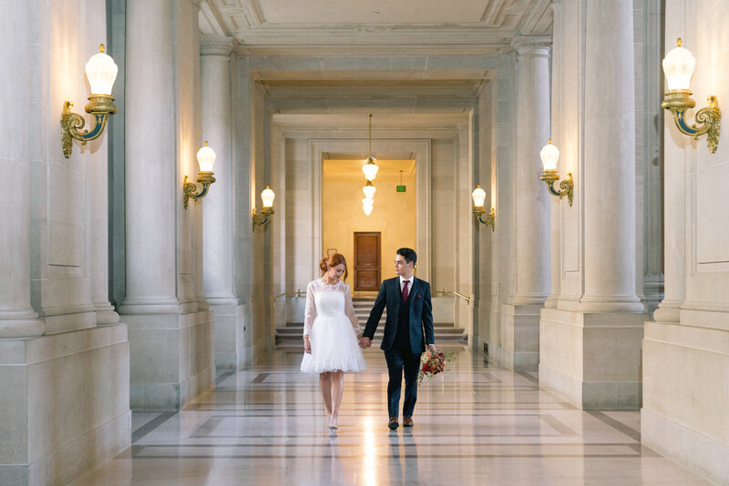 SF City hall couple elopement