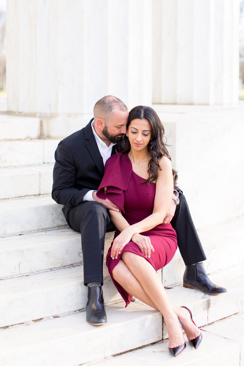 DC War Memorial Engagement Session by Virginia Wedding Photographer Taylor Rose Photography-19