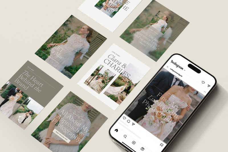 Professionally designed Canva Instagram templates for photographers and creatives, perfect for consistent and engaging social media marketing.