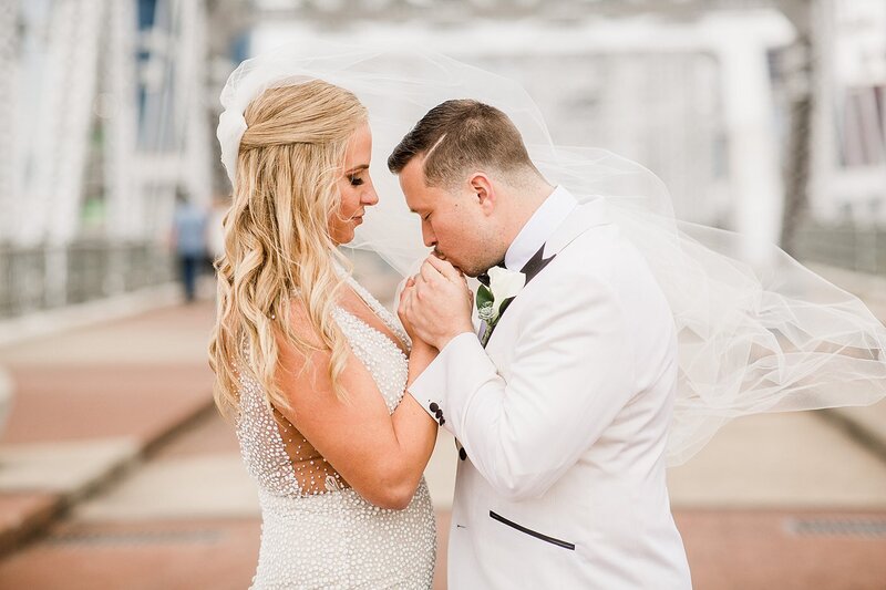 kiss on the hand by Knoxville Wedding Photographer, Amanda May Photos