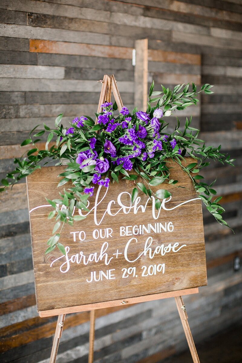 welcome sign by Knoxville Wedding Photographer, Amanda May Photos