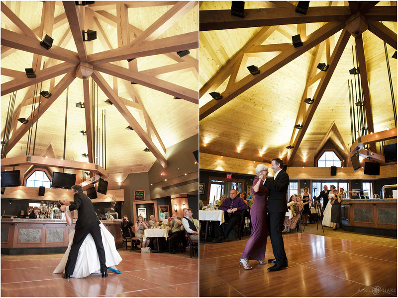 Dance Floor Photos showing off the huge ceilings inside Tbar in Breckenridge Colorado