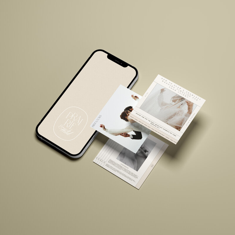 phone and card mockup