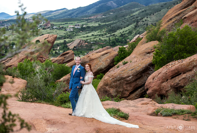 Beautiful Red Rocks Wedding Photography in June