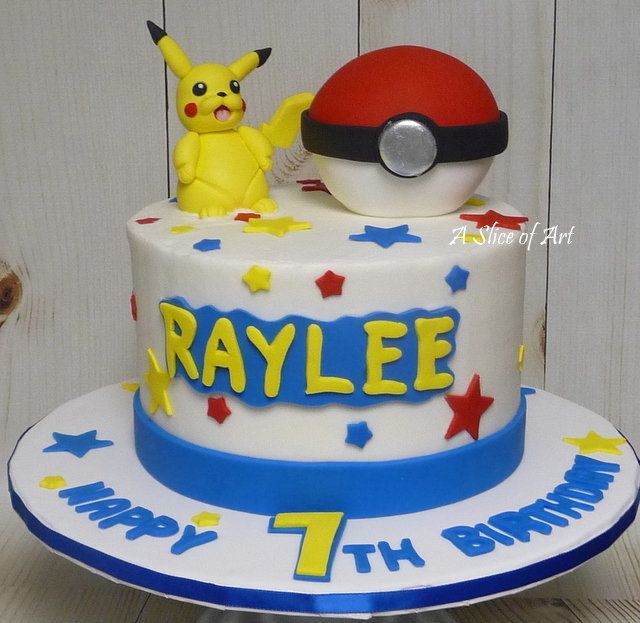 pokemon character cake