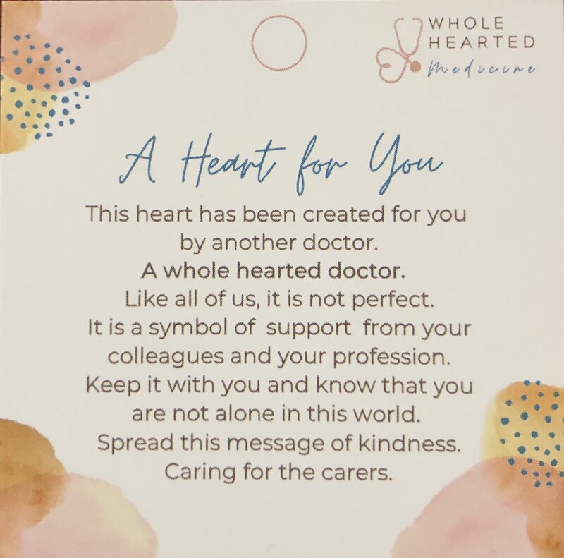 The 10, ooo whole hearts project. Doctors caring for doctors