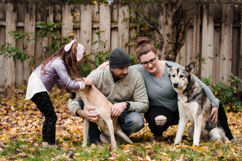 Family Photos with Dogs