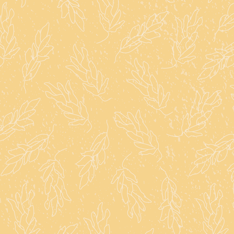Gold and white floral pattern