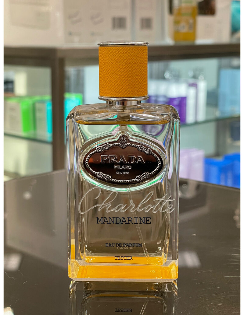 Custom engraved Prada Fragrance Bottle