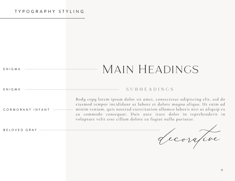 JMB Branding Style Guide_Typography Styling